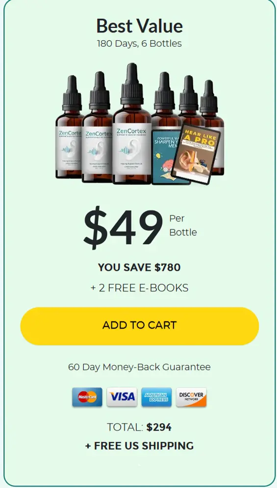 ZenCortex 6 bottles